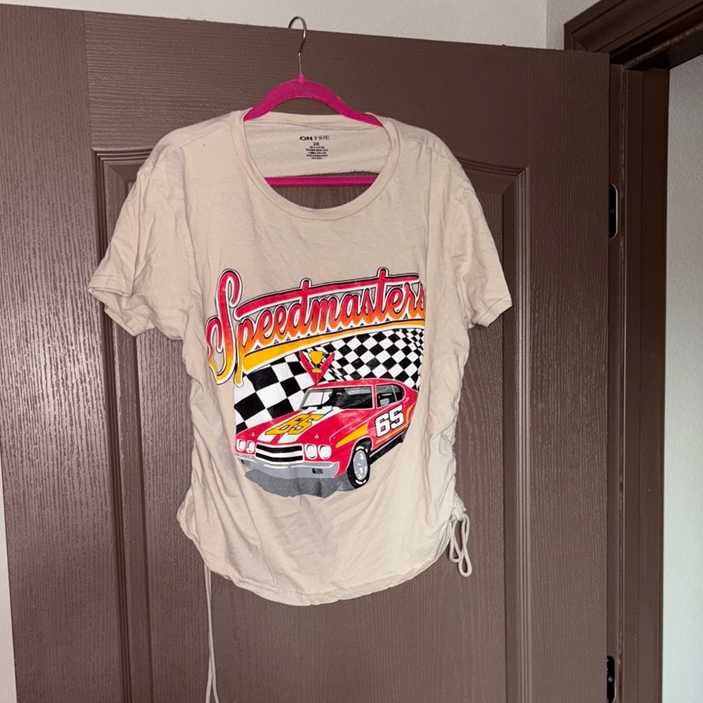 Graphic Crop Top Tee